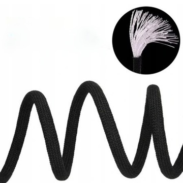 Веревка альпинистская, черная, 10 метров.