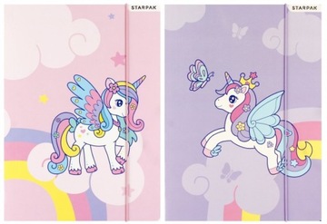 ШКОЛЬНАЯ ПАПКА А4 С ЛАСТИКОМ UNICORN UNICORN STARPAK