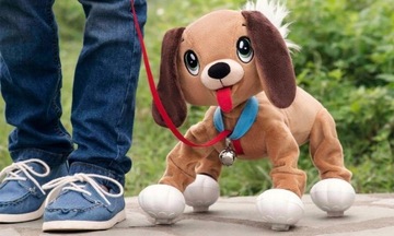 INTERAKTYWNY PIESEK NA SMYCZY Z REKLAMY DOG SZCZENIACZEK SZCZENIAK PREZENT