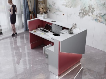 Стойка ресепшн R38 200x120см LED