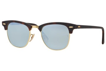 小物 Ray-Ban CLUBMASTER Ray-Ban New Clubmaster RB4416 6656G6 Blue Sunglasses - eye