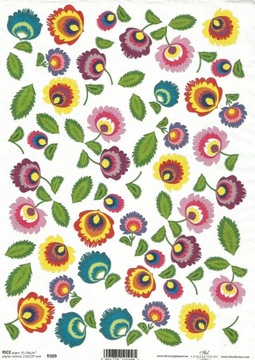 PAPIER RYŻOWY A4 ITD - R309 - Wielkanoc