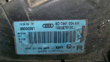 AUDI A4 B5 FACELIFT 99R SVĚTLO SVĚTLOMET PRAVÝ PŘEDNÍ