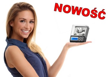 WAGA ELEKTRONICZNA LABORATORYJNA draVires 0,001 50g + naklejka