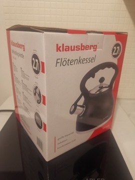 Чайник Klausberg 2,7л KB-7448 черный ТОЛСТОЕ ДНО!!