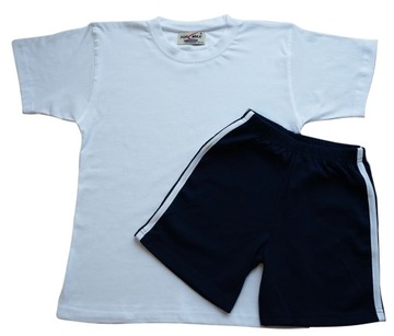 KOSZULKA, SPODENKI, KOMPLET SPORTOWY, STR&Oacute;J NA W-F