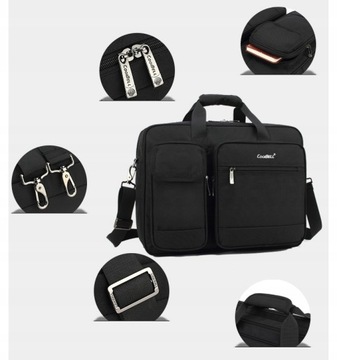 Torba Coolbell na laptopa 17,3 dwukom CB-5002 sza