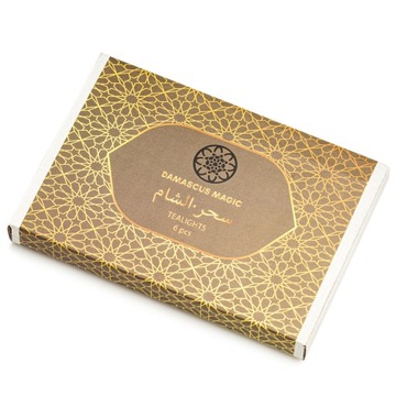 Yasmeen Damascus Magic sojowe tealight 6 sztuk