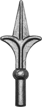 grot stalowy kuty 045 (H130x53 mm, fi 13 mm)