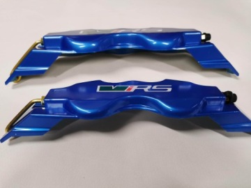 Колодки RS Skoda VRS, суппорта BREMBO L+M Синие