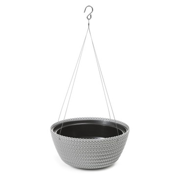 DONICA MISA WISZĄCA JERSEY śr. 30cm kol. SZARY