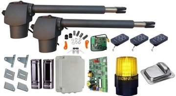 Zestaw Napęd do bramy GENIUS G-BAT 400 - 2x4m