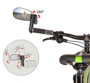 ВЕЛОСИПЕДНОЕ ЗЕРКАЛО ДЛЯ РУЛЯ ВЕЛОСИПЕДНОЕ КРУГЛОЕ ЗЕРКАЛО ЗАДНЕГО ВИДА
