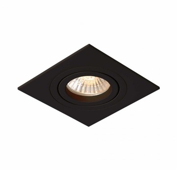 Lampa Metis 1 oprawa podtynkowa czarna LP-2780/1RS