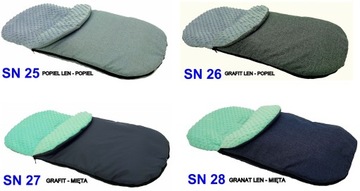 СПАЛЬНЫЙ МЕШОК KAREX ДЛЯ КОЛЯСКИ MINKY 105 СМ