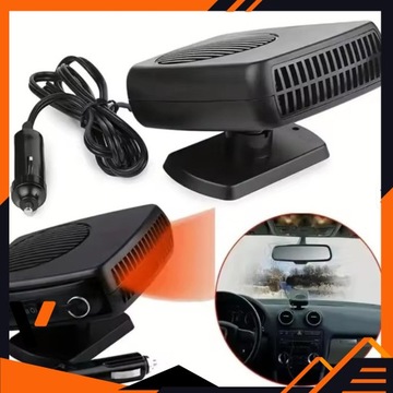 NAGRZEWNICA SAMOCHODOWA FARELKA DMUCHAWA NA SZYBE DO AUTA GRZEJNIK 12V 150W