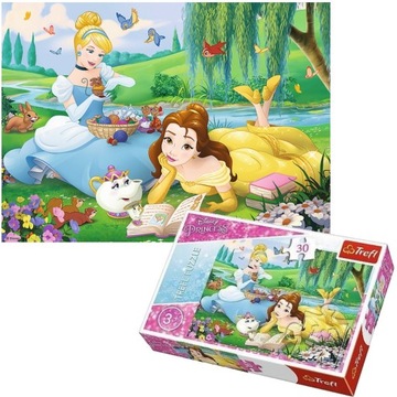 PUZZLE 30 EL KSIĘŻNICZKI DISNEY BELLA I KOPCIUSZEK TREFL