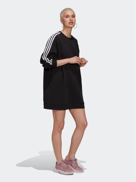 Y3965 adidas originals Sukienka dzianinowa adicolor oversize 34/36