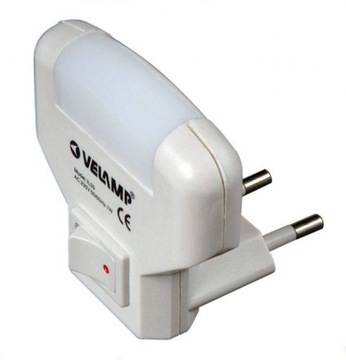 Lampka nocna Velamp IL09HLED 230V 0,5W LED