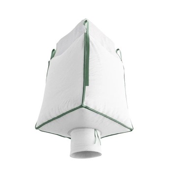 WORKI BIG BAG NA ZBOŻE FARTUCH/LEJ WYSYPOWY 1000KG 90X90X120CM