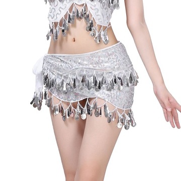 Belly Dance Hip Scarf Sequin To