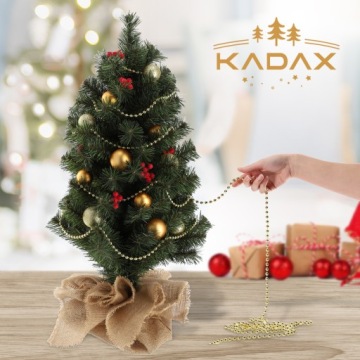 ИСКУССТВЕННАЯ РОЖДЕСТВЕНСКАЯ ЕЛЬКА МАЛЕНЬКАЯ ДЖУТОВАЯ 80 СМ ЗЕЛЕНАЯ ДЕКОРАТИВНАЯ