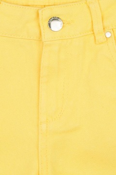 Primark Damskie Jeansowe Żółte Spodenki Krótkie Szorty Bawełna S 36