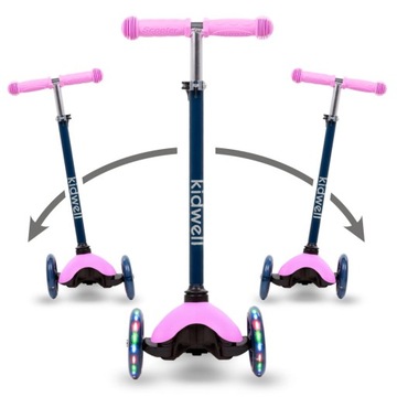 ТРЕХКОЛЕСНЫЙ БАЛАНСОВЫЙ САМОК KIDWELL СО СВЕТОДИОДНЫМИ КОЛЕСАМИ