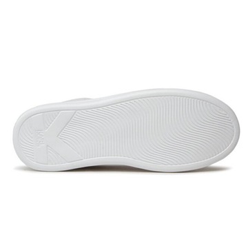 Karl Lagerfeld мужские туфли белые кожаные с логотипом KL52549-011 42