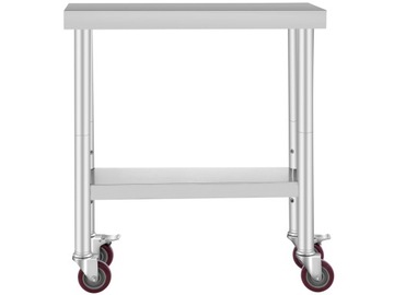 ВЕВОР Кухонный рабочий стол на колесах 76 х 30 см