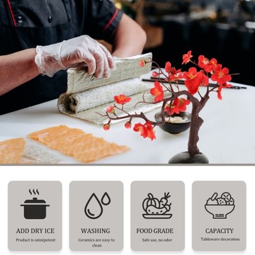 Украшение тарелки для сашими Поднос для льда Столешница в форме цветка