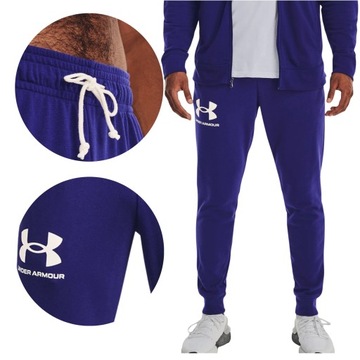 SPODNIE MĘSKIE DRESOWE UNDER ARMOUR JOGGERY BAWEŁNIANE R. M