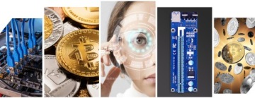 Комплект переходника GOLD CHIPAL VER006S PCI-E USB 3.0 Толстый кабель PCI-E MOLEX