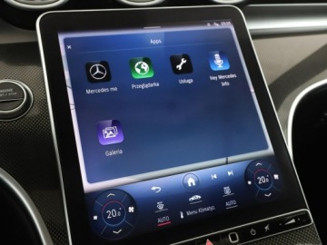 Mercedes Klasa C W206 Limuzyna Plug-in 2.0 300e 313KM 2021 Mercedes C 300 PHEV full LED skóra/alcantara, zdjęcie 26