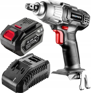 KLUCZ UDAROWY akumulatorowy 18V Graphite 58G018 +6