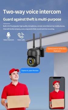 TUYA НАРУЖНАЯ IP WIFI FULL HD PTZ-КАМЕРА