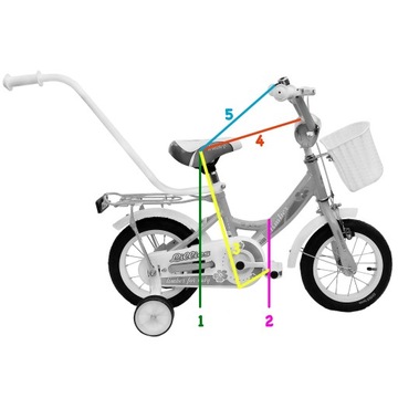 Детский велосипед BMX 12 дюймов + руководство