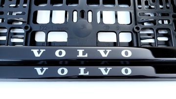 Ramki pod tablice rejestracyjne VOLVO ŻELOWE Doming
