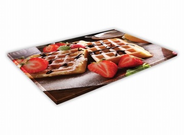 SZKLANA DESKA KUCHENNA 40x30 321b Gofry