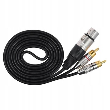 RCA-папа на 3-контактное гнездо XLR