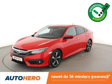 Honda Civic X Sedan 4d 1.5 VTEC Turbo 182KM 2017 Honda Civic Executive automat skóra navi kamera