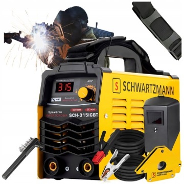 ИНВЕРТОРНЫЙ СВАРОЧНЫЙ АППАРАТ Schwartzmann 315A LCD MMA TIG MEGA КОМПЛЕКТ