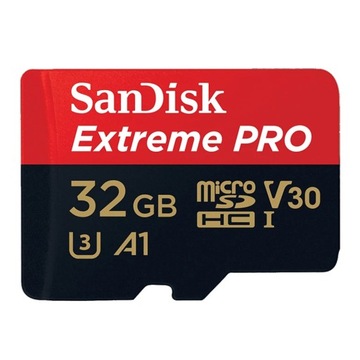 SANDISK Extreme PRO 32GB A1 U3 V30 Micro SD Card Memory Card, Read: 100MB /