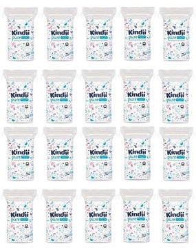 Kindii Płatki kosmetyczne dla niemowląt Kindii Pure zestaw x20