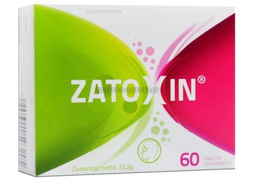 Zatoxin, 60 tabletek ZATOKI - OCZYSZCZANIE ZATOK