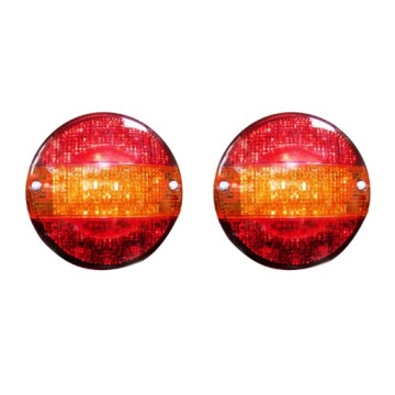 Zestaw 2x lampy tylne LED hamburger 12/24V