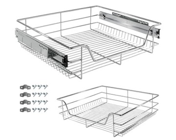 SZUFLADA TELESKOPOWA KUCHENNA kosz 57 cm 1 SZTUKA