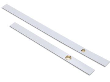 БЕЛЫЕ стрелки + секундная стрелка для часов диаметром 117 мм.