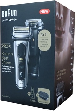 Golarka Męska Maszynka Braun 9597cc Pro+ Series 9 Baza + Nasadka ProComfort