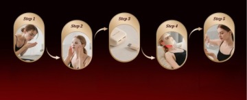 Сертифицированная FDA маска для терапии красным светом 4D, 311 светодиодов 850 нм с фотонной технологией